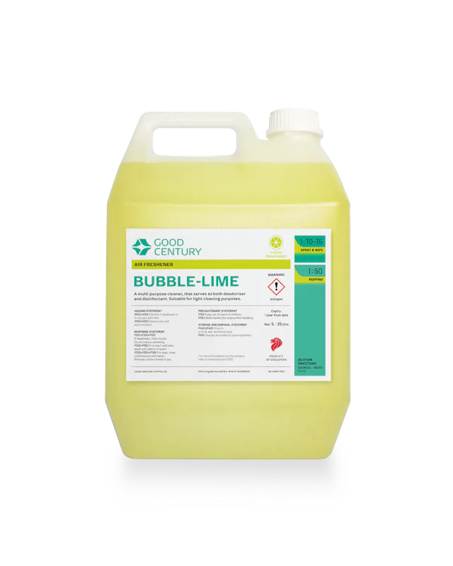 Bubble Lime Disinfectant Solution