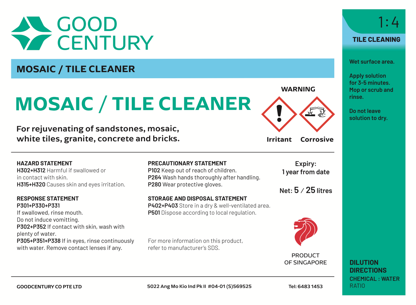 Mosaic / Tile Cleaner